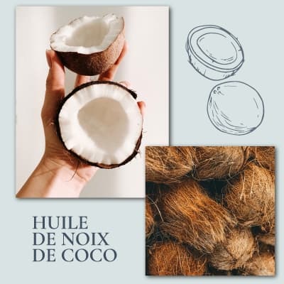 Huile à l'huile de noix de coco pour corps et cheveux Prephar Coconut  Moisturizing Beauty Oil