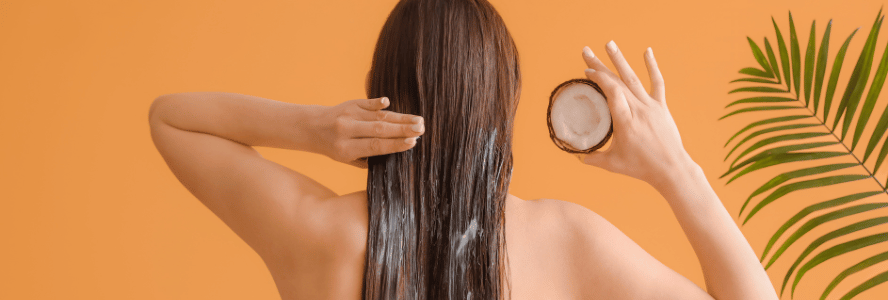Masque cheveux à l'huile de coco